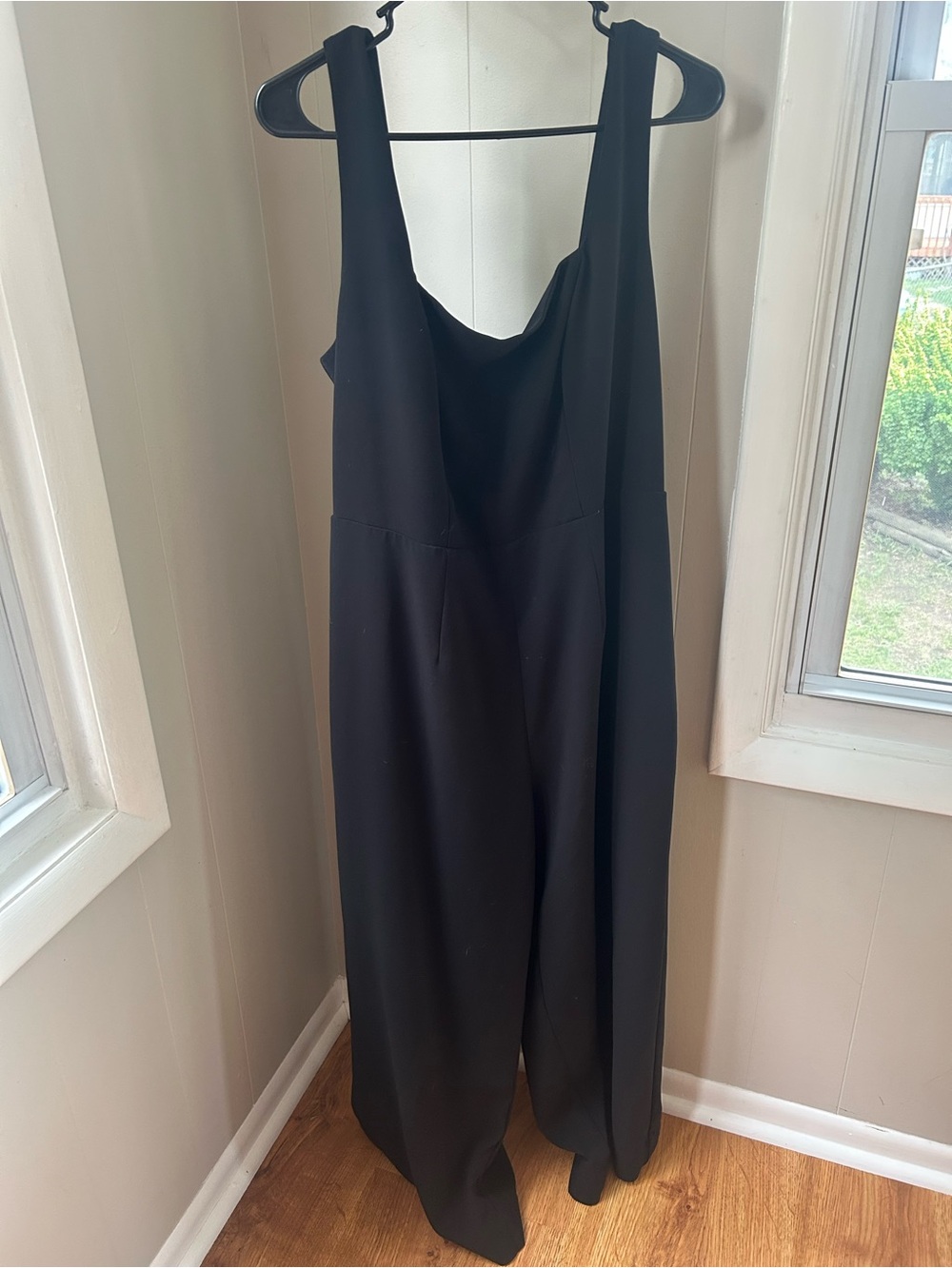a new day Black Wide-Leg Scoop Neck Jumpsuit